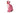 Pink leopard - deko figur 34 cm fra GiftCompany