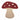 Mushroom tæppe i uld, rød fra Bloomingville MINI