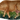 Porte-cuillère avec une vache brune