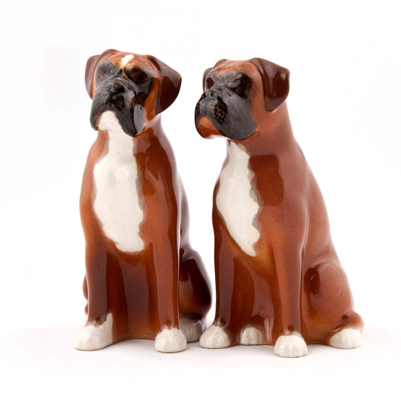 Boxer hunde - salt- & pebersæt fra Quail - unik boligindretning
