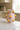 Popcorn vase fra Kersten, styled på Carrara marmor i køkken