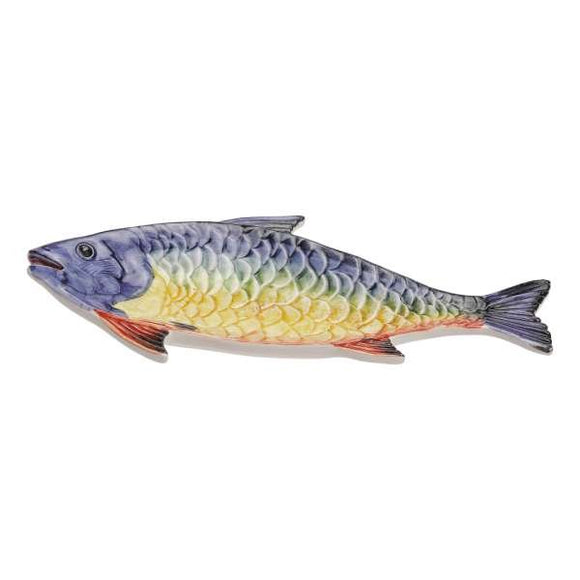 Plat en céramique en forme de poisson