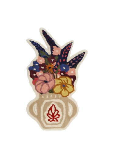 Le plus beau tapis en forme de vase à fleurs !
