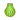 Vase à rayures vertes