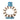 Tacana Candlestick - Bleu