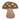 Mushroom tæppe i uld, brun fra Bloomingville MINI
