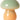 AU Maison - lampe à champignons à la menthe et verre orange clair - 16x13 cm
