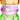 Crystal Stage - menthe / violet / brun clair