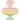 Gloupe de verre, vert / jaune / rose, 23xø9 cm
