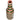 Vase en bouteille à rayures