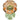 Chandelier en verre des fleurs orange