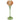 Chandelier en verre des fleurs orange