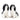 CKC Dogs Salt & Pepper Ensembles en noir