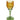 Chandelier à fleurs jaunes dans le verre