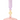 Candonnes en verre en rose / jaune / violet