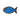 Fish bleu - décoration murale