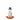 Kairi Candlestick, orange en grès