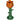 Vase en tulipe orange