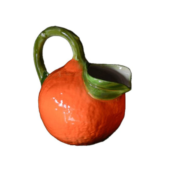 Pichet orange - céramique italienne