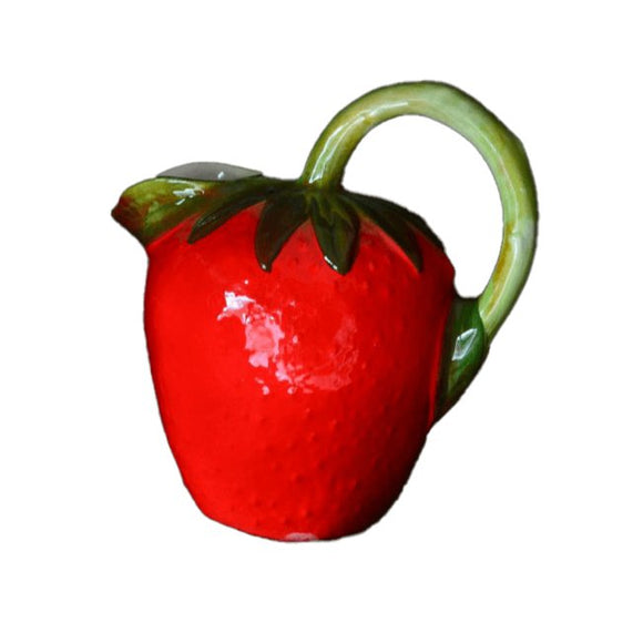 Pichet à fraises - céramique italienne